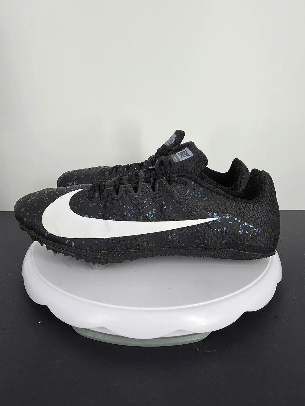 Nike Zoom Rival S 9 Men Size 10 Black Indigo Splatter Track Spikes 907564-003